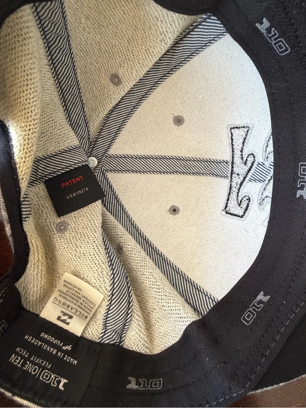 Billabong Heather Gray Snapback with Embroidered Wave Patch